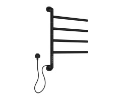 Полотенцесушитель электрический Allen Brau Liberty 683х489 7.33000-31 черный матовый Полотенцесушитель электрический Allen Brau Liberty 683х489 7.33000-31 черный матовый