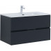 Тумба с раковиной Aquanet Алвита new 90 2 ящ. цв.антрацит 00306164 Тумба с раковиной Aquanet Алвита new 90 2 ящ. цв.антрацит 00306164
