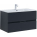 Тумба с раковиной Aquanet Алвита new 90 2 ящ. цв.антрацит 00306164 Тумба с раковиной Aquanet Алвита new 90 2 ящ. цв.антрацит 00306164