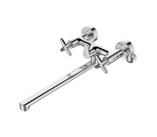 Смеситель для ванны с длинным изливом IDDIS Acros ACRSBL2i10WA  