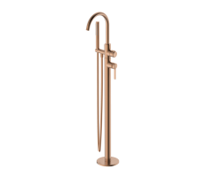 Напольный смеситель для ванны с душем DQ Bonn браш.роз.золото DA1706033 