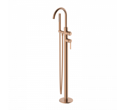 Напольный смеситель для ванны с душем DQ Bonn браш.роз.золото DA1706033 