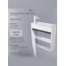 Тумба под раковину для ванной подвесная Uperwood Modul 60х21х60 см, белая/графит 2930205363 