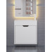 Тумба под раковину для ванной подвесная Uperwood Modul 60х21х60 см, белая/графит 2930205363 