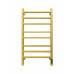 Полотенцесушитель электрический Comfysan Pioli-K EC-8 80/40, MAT GOLD RAL 