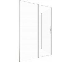 Душевой уголок Allen Brau Priority 140x100 3.31011.BA + 3.31020.BA серебро браш 