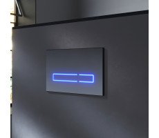 Инсталляция для подвесного унитаза с сенсорной клавишей Touchless Pro AM.PM Pro I012704.50A38 Синий; белый; черный глянец Инсталляция для подвесного унитаза с сенсорной клавишей Touchless Pro AM.PM Pro I012704.50A38 Синий; белый; черный глянец