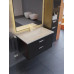 Тумба с раковиной для ванной подвесная Uperwood Modul 77х45х57 см, черная матовая 393020551 Тумба с раковиной для ванной подвесная Uperwood Modul 77х45х57 см, черная матовая 393020551
