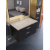 Тумба с раковиной для ванной подвесная Uperwood Modul 77х45х57 см, черная матовая 393020551 Тумба с раковиной для ванной подвесная Uperwood Modul 77х45х57 см, черная матовая 393020551