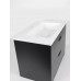 Тумба с раковиной для ванной подвесная Uperwood Modul 77х45х57 см, черная матовая 393020551 Тумба с раковиной для ванной подвесная Uperwood Modul 77х45х57 см, черная матовая 393020551