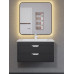 Тумба с раковиной для ванной подвесная Uperwood Modul 77х45х57 см, черная матовая 393020551 Тумба с раковиной для ванной подвесная Uperwood Modul 77х45х57 см, черная матовая 393020551