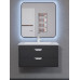 Тумба с раковиной для ванной подвесная Uperwood Modul 77х45х57 см, черная матовая 393020551 Тумба с раковиной для ванной подвесная Uperwood Modul 77х45х57 см, черная матовая 393020551
