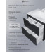 Тумба с раковиной для ванной подвесная Uperwood Modul 77х45х57 см, черная матовая 393020551 Тумба с раковиной для ванной подвесная Uperwood Modul 77х45х57 см, черная матовая 393020551