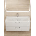 Тумба с раковиной для ванной 100 см, Uperwood Foster NEW, белая KFosterNEW100w Тумба с раковиной для ванной 100 см, Uperwood Foster NEW, белая KFosterNEW100w
