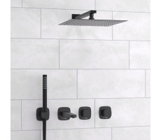 Душевая система WasserKRAFT Nuthe 9100 A9151.265.315.219.162.327.242.217 черный матовый 