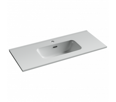 Раковина мебельная накладная SANCOS CN7030 Compact (910x395x170) цвет белый 