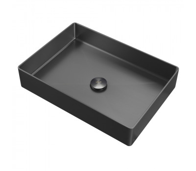 Раковина накладная ABBER Wasser Kreis AF2400GM оружейная сталь Раковина накладная ABBER Wasser Kreis AF2400GM оружейная сталь