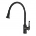 Смеситель для кухни с гибким изливом Raffine F303H-3, черный