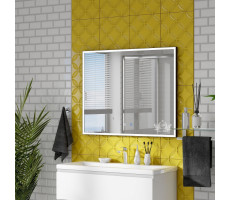 Зеркало с подсветкой ART&MAX AREZZO AM-Are-1000-800-DS-FC-H-Nero Зеркало с подсветкой ART&MAX AREZZO AM-Are-1000-800-DS-FC-H-Nero