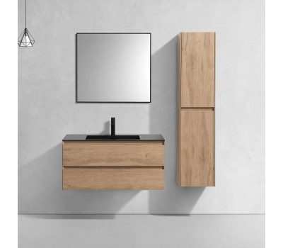 База под раковину Vincea Luka 1000 подвесная, 2 выкатных ящика soft-close, N.Oak База под раковину Vincea Luka 1000 подвесная, 2 выкатных ящика soft-close, N.Oak