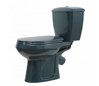 Унитаз-компакт Оскольская керамика Элисса косой выпуск, однорежимная арматура, сиденье полипропилен, зеленый 43325100204 Унитаз-компакт Оскольская керамика Элисса косой выпуск, однорежимная арматура, сиденье полипропилен, зеленый 43325100204