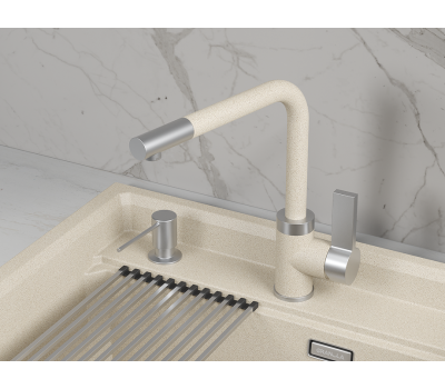 Смеситель для кухни GRANULA 5504, ПИРИТ 