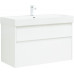 Тумба с раковиной Aquanet Nova Lite 100 2 ящ. (SLIM SYNERGY) цв. бел. глянец 00291826 Тумба с раковиной Aquanet Nova Lite 100 2 ящ. (SLIM SYNERGY) цв. бел. глянец 00291826