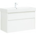 Тумба с раковиной Aquanet Nova Lite 100 2 ящ. (SLIM SYNERGY) цв. бел. глянец 00291826 Тумба с раковиной Aquanet Nova Lite 100 2 ящ. (SLIM SYNERGY) цв. бел. глянец 00291826