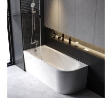 Ванна акриловая, угловая, левосторонняя 170x70 см AM.PM X-Joy W94A-170L70W-A Белый 