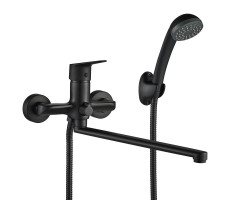 Смеситель для ванны WesnaArt NOVA NOV03-320Black, черный