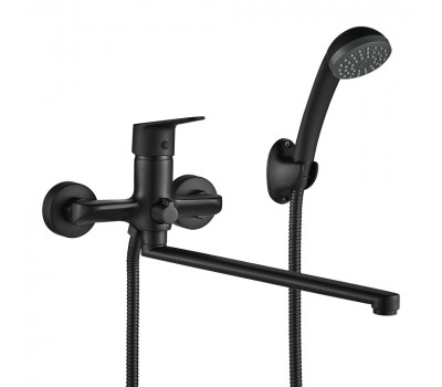 Смеситель для ванны WesnaArt NOVA NOV03-320Black, черный