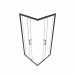 Душевая ширма Фикс-Блэк 80*80, квадрат  Triton Щ0000074407 