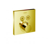 Термостат смеситель для душа Hansgrohe ShowerSelect 15763990 Золото 