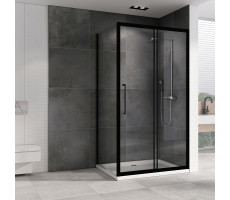 Душевой уголок ABBER Schwarzer Diamant AG30140BH-S80B черный матовый 