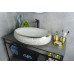 Раковина Gid Nc472 52222 накладная ,белая / золото 