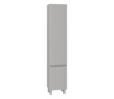 Шкаф - пенал Brevita Victory 35 универсальный правый (серый шелк) VIC-05035-500R 