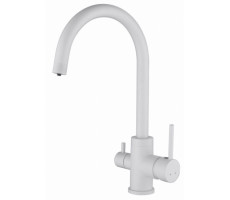 Смеситель для кухонной мойки KAISER Merkur 26744-4 белый 