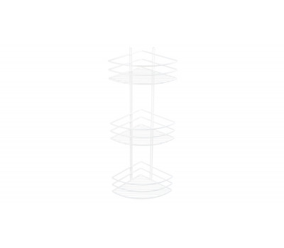 Полка Fixsen угловая трехэтажная белая FX-710W-3 