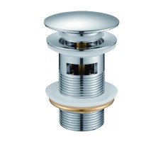 Донный клапан для раковины с переливом Maretti AC19P24015, хром Донный клапан для раковины с переливом Maretti AC19P24015, хром