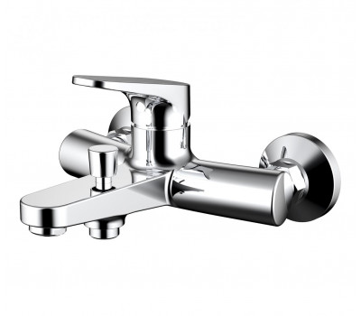 Смеситель для ванны c коротким изливом Bravat Eler F6191238CP-01-RUS Хром 