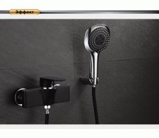 Смеситель для душа DK Berlin Technische DA1433115 черный Смеситель для душа DK Berlin Technische DA1433115 черный