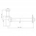 Сифон для раковины Newform X-Steel 316 244X.50.050  