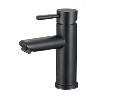 Смеситель OLIVE'S для раковины нержавеющая сталь черный BALEAR 13100BLB черный 