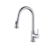 Смеситель для кухни с выдвижной лейкой Timo Saona хром 2316/00FL хром 