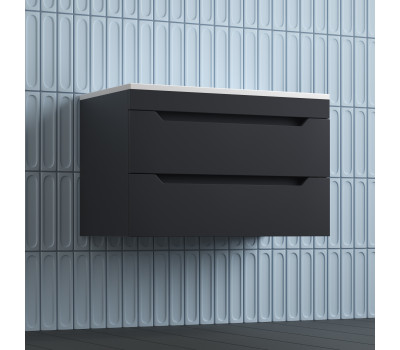 Тумба подвесная Style Line Остин под раковину Фортуна 80 2 ящ графит эмаль PLUS ЛС-00002404-1 Тумба подвесная Style Line Остин под раковину Фортуна 80 2 ящ графит эмаль PLUS ЛС-00002404-1