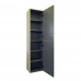 Шкаф-колонна Comforty Мадрид 40 серый шёлк 00-00017855 