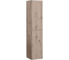 Пенал Aquanet Алвита New 35 дуб веллингтон белый Пенал Aquanet Алвита New 35 дуб веллингтон белый