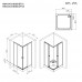Душевое ограждение 80x80  см, без поддонс AM.PM X-joy W94G-403-8080-BТ1К  