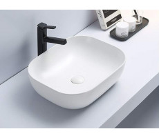 Умывальник CeramaLux 78104MW белый матовый 