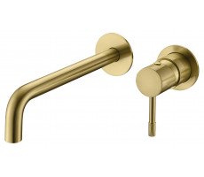 Смеситель для умывальника из стены Boheme Uno Matt Gold 465-MG Смеситель для умывальника из стены Boheme Uno Matt Gold 465-MG